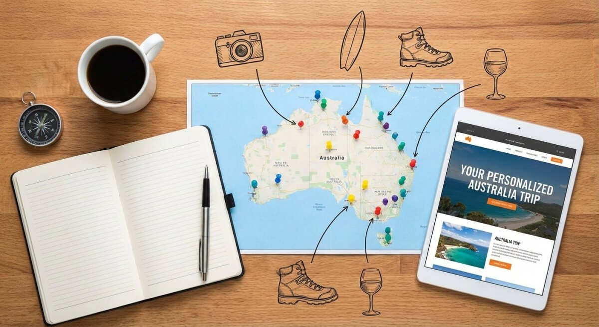 how to plan a personalised australia trip based on your interests