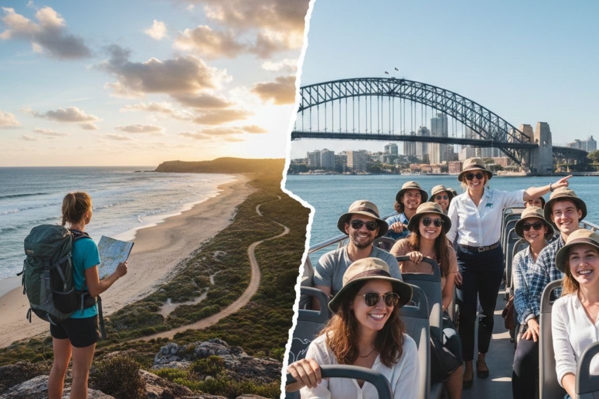 self-travel vs guided tours in australia: which is better